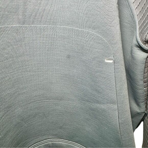 Nike Pro Fleece Crew Long Sleeve Top Sweatshirt Center Swoosh Gray Women’s Large - Picture 3 of 5